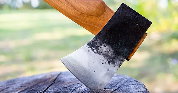 How to Field Sharpen an Axe or Hatchet with a Puck Sharpening