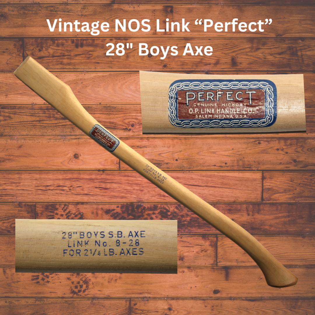 Vintage NOS O.P. Link Boys Axe Handles