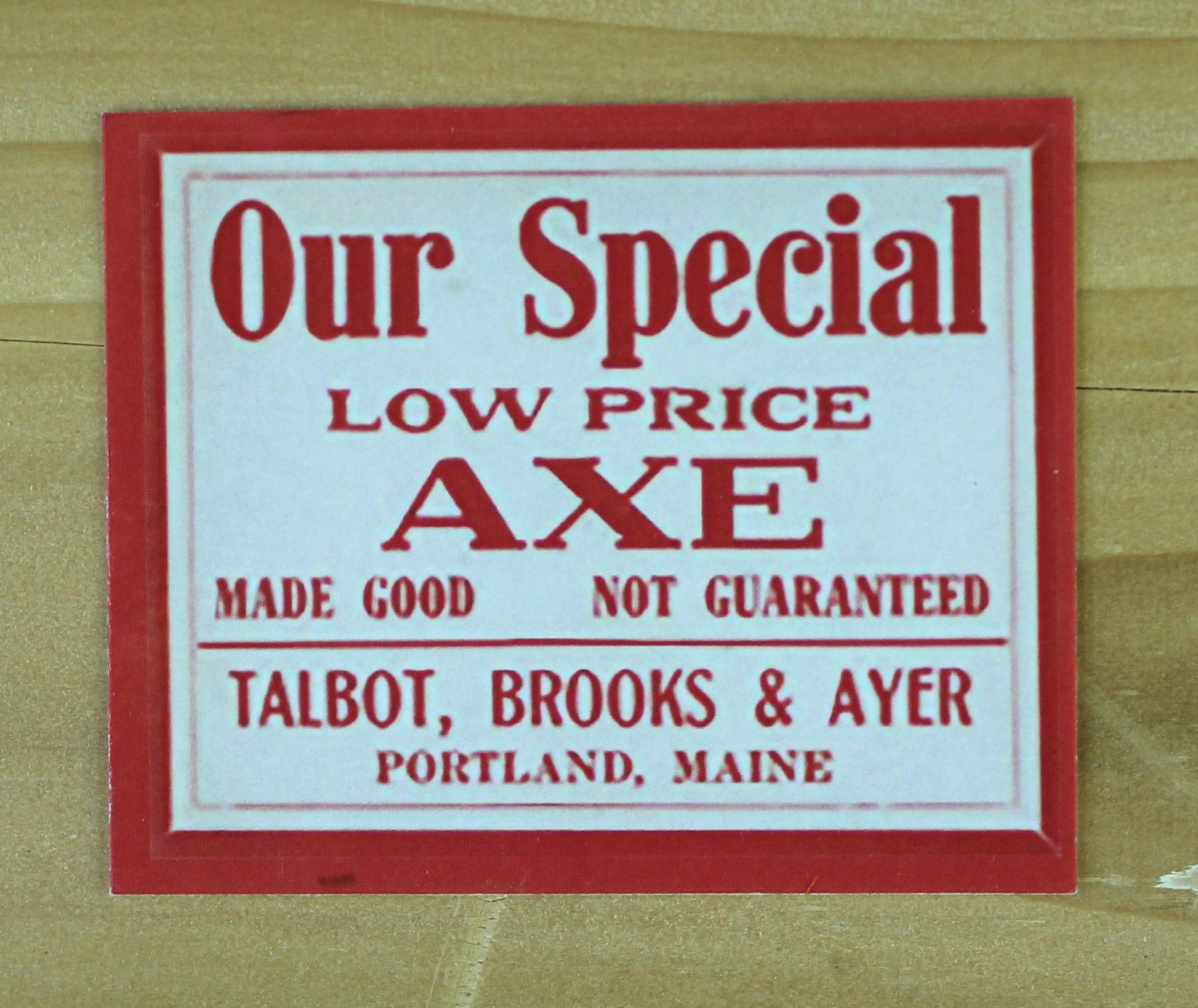 Axe Label Sticker Pack